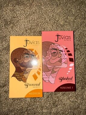 Juvia's Place Bronzed & Blushed palettes vol 1 blush /medium bronzer new no box